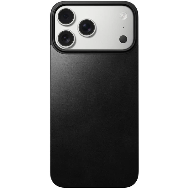 Nomad Magnetic Leather Back (Horween) Magsafe kožený kryt iPhone 17 Pro Max Black - Pouzdra - Obrázek d32a60ab1c724607a0388cd893fc67b3