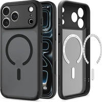 Spigen Ultra Hybrid MagSafe kryt iPhone 18 Pro Max/17 Pro Max frost black - Pouzdra