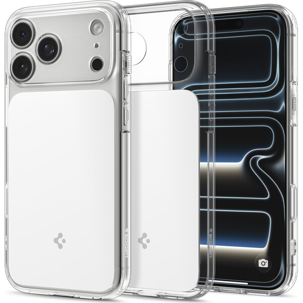 Spigen Ultra Hybrid T MagSafe kryt iPhone 18 Pro Max/17 Pro Max glossy white