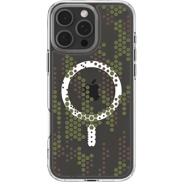 Spigen Ultra Hybrid MagSafe kryt iPhone 16 Pro digital camo - Pouzdra - Obrázek d383a585695c44a4b838394da0d0d233