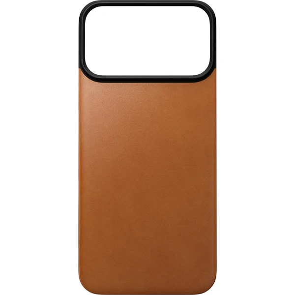 Nomad Magnetic Leather Back (Horween) MagSafe kožený kryt iPhone 18 Pro Max Saddle - Pouzdra - Obrázek d3850b63f5cd4f67b3682f0061f45c85