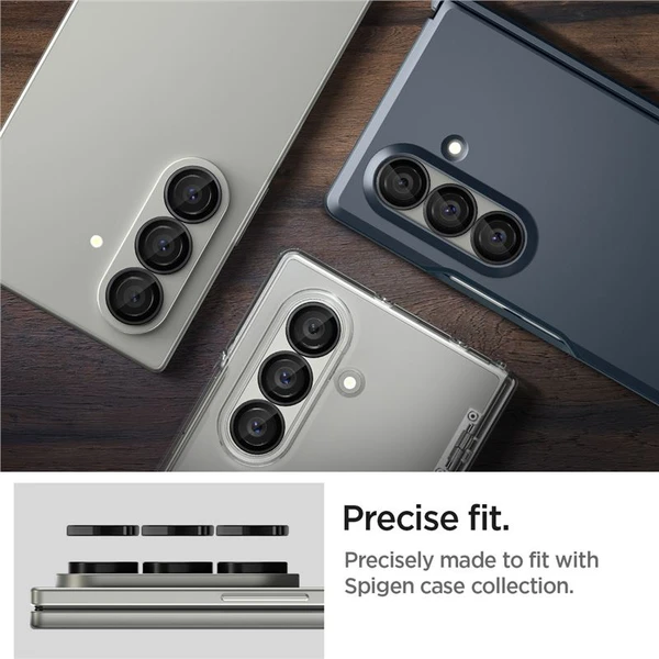 Spigen Glass tR EZ Fit Optik Pro HD sklo Samsung Galaxy Z Fold7 černé (2 ks) - Ochranné folie a skla - Obrázek d38967b23af7476e8b77ae3364798015