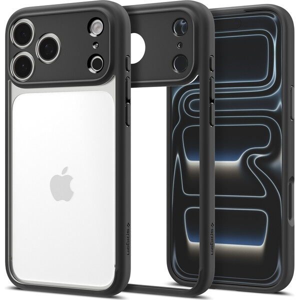 Spigen Ultra Hybrid kryt iPhone 18 Pro/17 Pro matte black