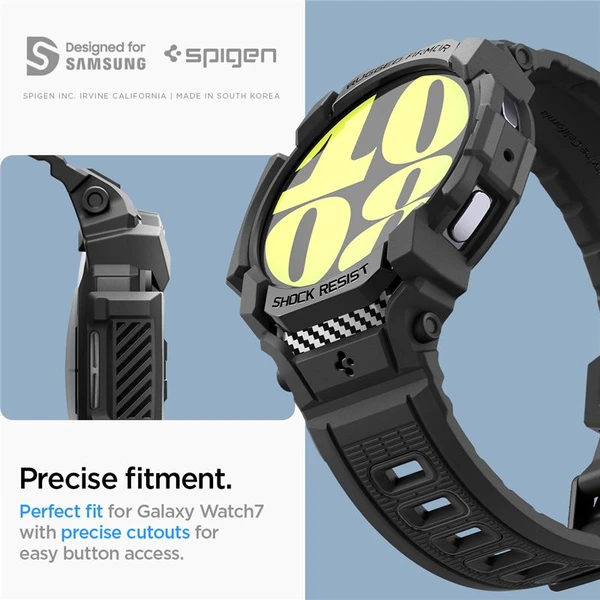 Spigen Rugged Armor Pro pouzdro Samsung Galaxy Watch7 (44mm) matně černé - Pouzdra - Obrázek d3dca5eba074415896422eea6534fffc