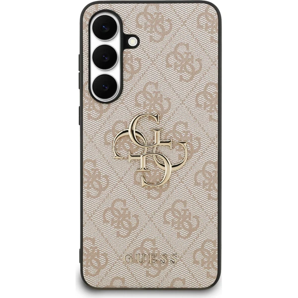 Guess PU 4G Metal Logo Zadní Kryt pro Samsung Galaxy S25 FE růžový - Pouzdra - Obrázek d3df935c79e34de0b80966015fe4757a