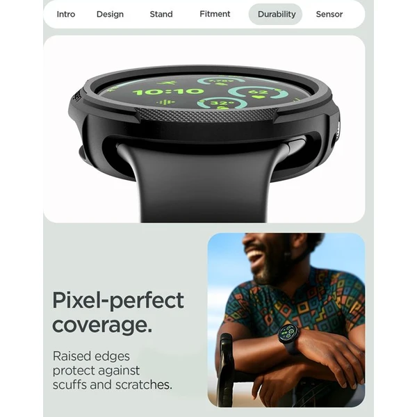 Spigen Liquid Air V2 pouzdro Google Pixel Watch 5/4 45mm matte black - Pouzdra - Obrázek d437a10e50b644c4a0f27d0289edde77