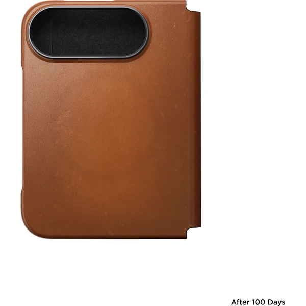 Nomad Traditional Leather Folio (Horween) MagSafe kožené pouzdro iPhone Duo sedlová hnědá - Pouzdra - Obrázek d4387be9be43438687d30fd2179e190d