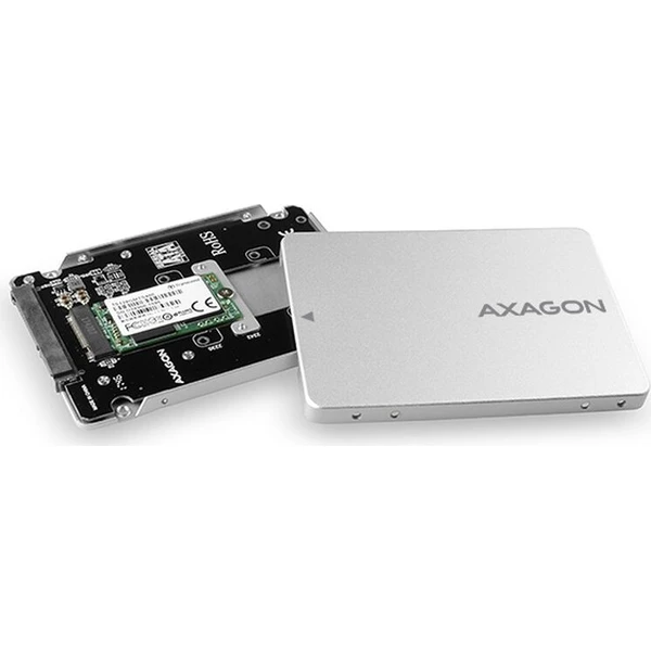 AXAGON RSSM2SD SATA M.2 SATA SSD interní 2.5' ALU box - Rámečky na disky - Obrázek d438dacedbe84af59f10f6fe31faca25
