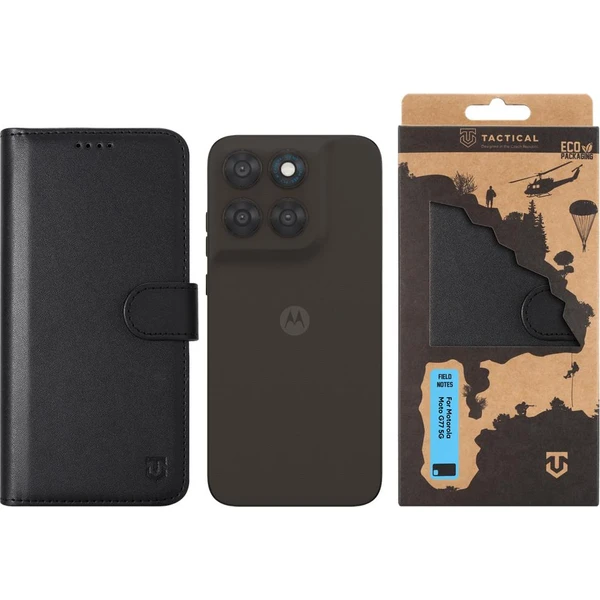 Tactical Field Notes pouzdro Motorola Moto G77 5G černé - Pouzdra - Obrázek d48514c76627400fb36f9efa5a56d51d