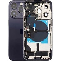 Náhradní housing pro iPhone 14 Pro temně fialový - Náhradní housingy