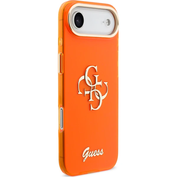 Guess IML 4G Script Metal Logo kryt iPhone Air oranžový - Pouzdra - Obrázek d4b5ad8d9774491c9684010fc82094e2