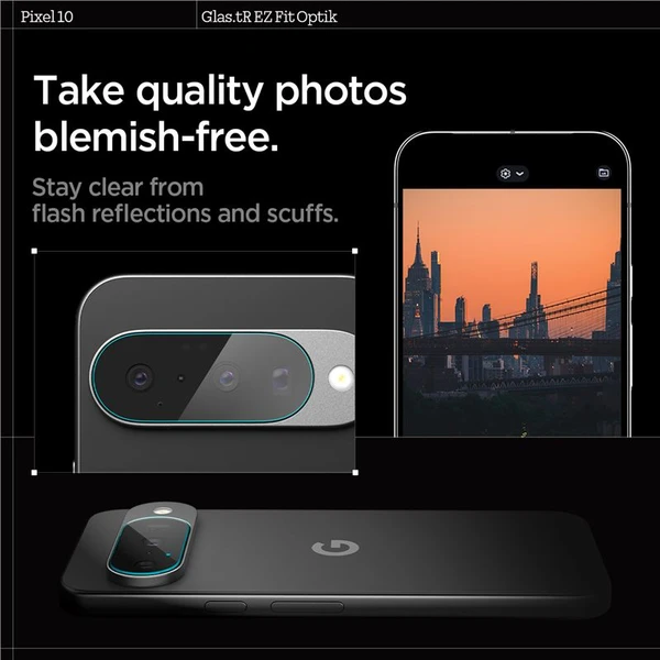 Spigen Glass tR EZ Fit Optik 2 Pack tvrzené sklo na fotoapará Google Pixel 10 čiré - Ochranné folie a skla - Obrázek d4c392826dd5404a81e002dcece91ba5