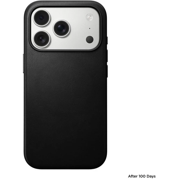 Nomad Modern Leather Case MagSafe kožený kryt iPhone 17 Pro Black - Pouzdra - Obrázek d4d16d62403b4fd8838821269b87c308