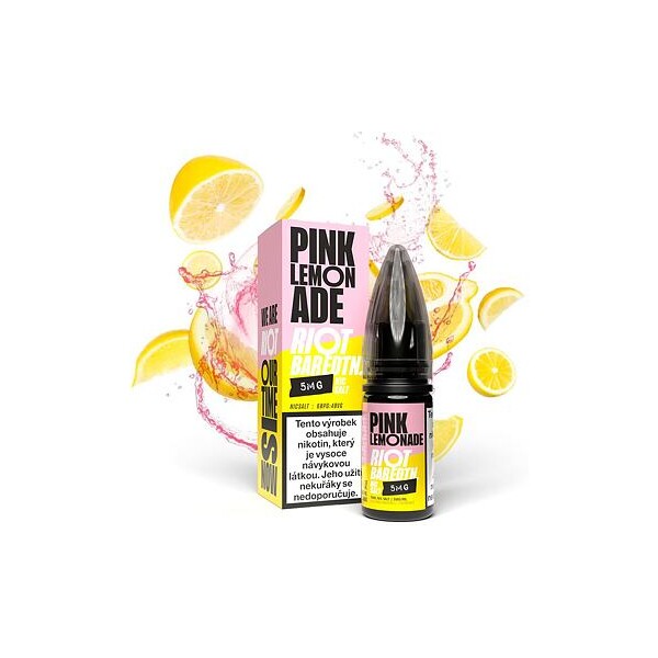 Riot BAR EDTN Salt Růžová limonáda 10ml (5mg)