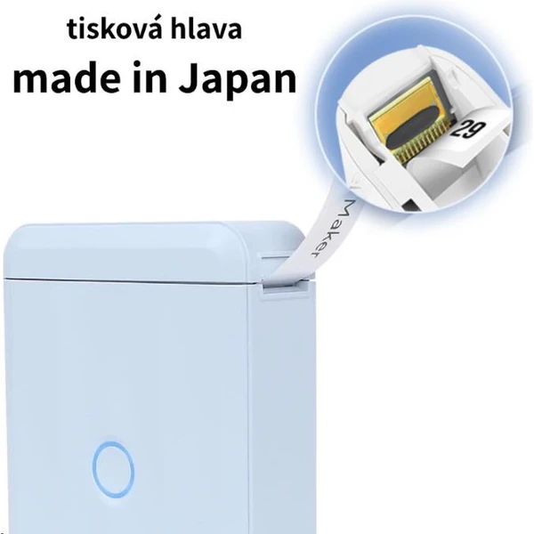Niimbot tiskárna štítků D110-M Smart modrá + role štítků 160 ks - Štítkovače - Obrázek d500bdc774c149a8a6d0e3c90dd8d094