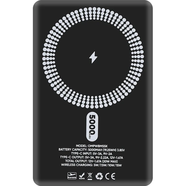 OBAL:ME MagNetix Powerbanka 5000mAh černá - Powerbanky - Obrázek d50f7ad067ad4085b80383acc64fb233