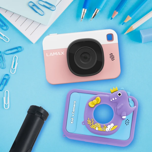 LAMAX PixelKid1 dětský fotoaparát růžový - Fotoaparáty - Obrázek d5143db39d1c44fc9648f8a89f2a6a51