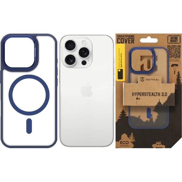Tactical MagForce Hyperstealth 3.0 MagSafe kryt Apple iPhone 16 Pro Deep Blue - Pouzdra - Obrázek d51fde131f9e447ea4a04de864494ad5