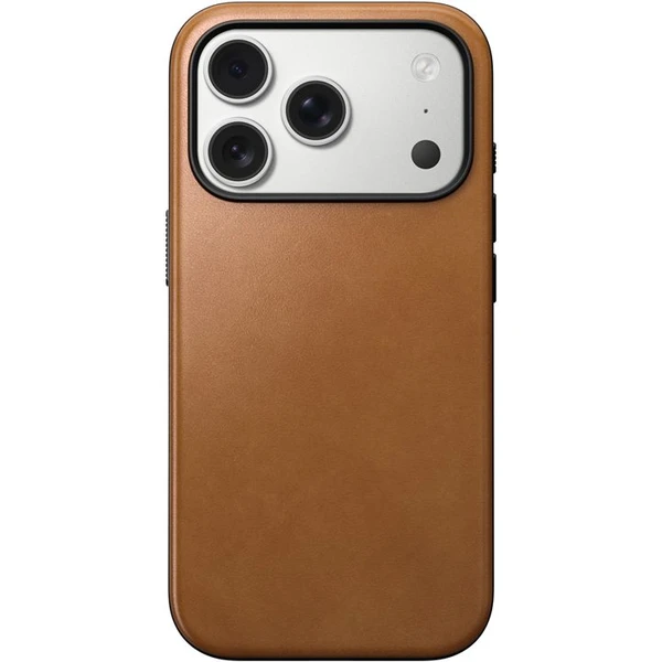 Nomad Modern Leather Case MagSafe kožený kryt iPhone 17 Pro English Tan - Pouzdra - Obrázek d527863580e345c9a731d8509a27afb1