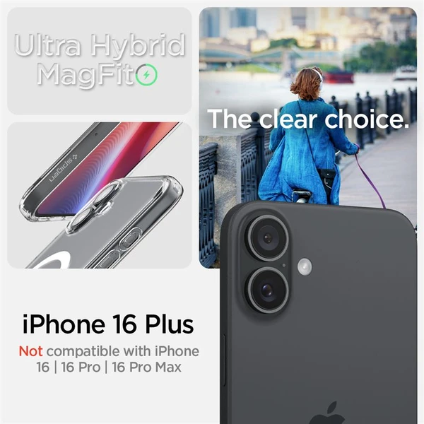 Spigen Ultra Hybrid MagSafe kryt iPhone 16 Plus white - Pouzdra - Obrázek d562c129531b412d8f07ed2fd9fad809