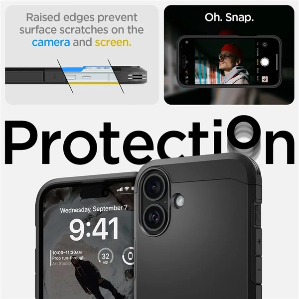 Spigen Tough Armor MagSafe kryt iPhone 16 black - Pouzdra - Obrázek d56cf5362ea149c68e65077b18bbd73e