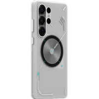 Aulumu S25 Frosted TPU MagSafe kryt Samsung S25 Ultra Translucent White - Pouzdra