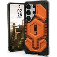 UAG Monarch Pro MagSafe Kevlar kryt Samsung Galaxy S26 Ultra oranžový - Pouzdra