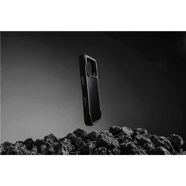 Nomad Rugged Leather Case (Horween) MagSafe kožený kryt iPhone 17 Pro Black - Pouzdra - Obrázek d5b5ce90df614346b43e7faf4a969ee4
