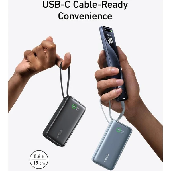 Anker 545 powerbanka 10000mAh, 30W s kabelem USB-C černá - Powerbanky - Obrázek d5c135cdfdea4ce9ad8e8f2715f77c82