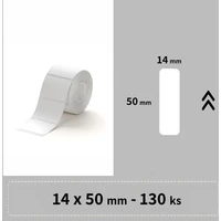 Niimbot štítky RP 15x50mm 130ks pro D11, D11-M, D110, D110-H bílé - Pásky pro štítkovače