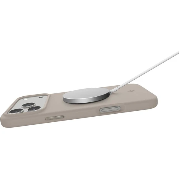 Spigen Silicone Fit MagSafe kryt iPhone 17 Pro stone - Pouzdra - Obrázek d601cf11bec540168be96a90b6dd202c