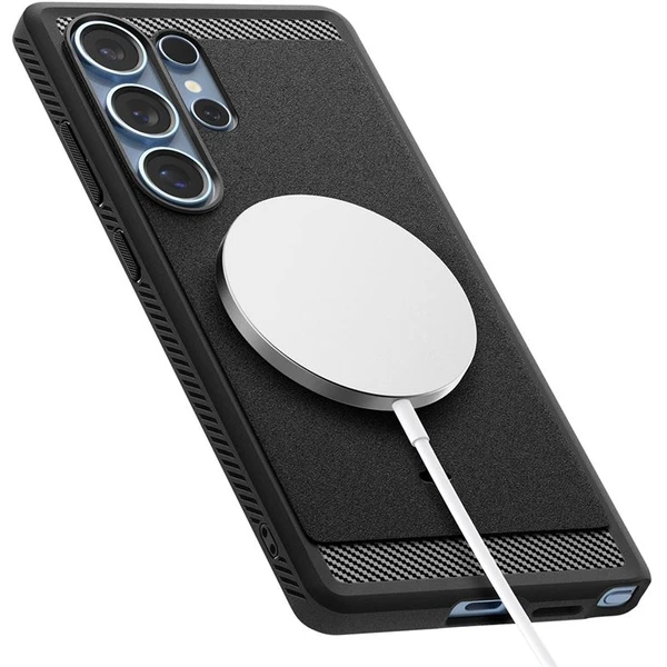 Spigen Rugged Armor MagSafe kryt Samsung Galaxy S25 Ultra matně černý - Pouzdra - Obrázek d6266799460a4363a06233ea1860db23