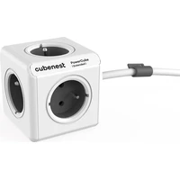 CubeNest PowerCube Extended, 1.5m šedá - Zásuvky