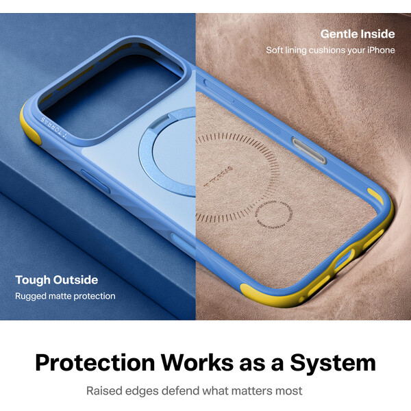 Torras Ostand Q3 Rugg MagSafe kryt iPhone 18 Pro Max modrý - Pouzdra - Obrázek d65fd13c2cce40f586d97986a1d0abe5