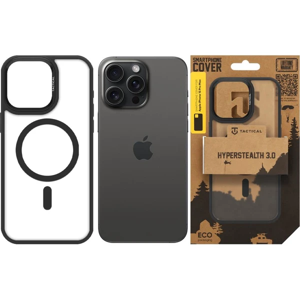 Tactical MagForce Hyperstealth 3.0 MagSafe kryt Apple iPhone 15 Pro Max Asphalt - Pouzdra - Obrázek d661be08454741bf9aeb5776526dadbc