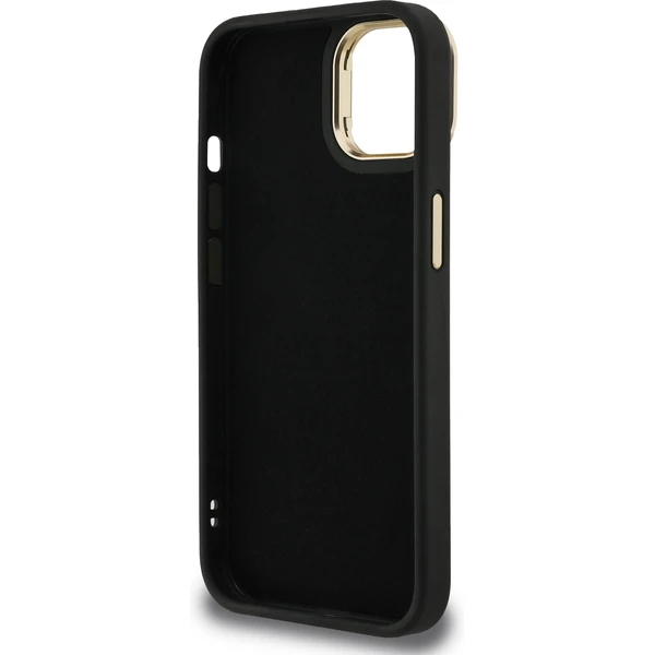 Guess PU 4G Metal Logo Stand Camera Frame kryt iPhone 13 černý - Pouzdra - Obrázek d67f0e55d2d84f12ad2b07aaa7b3a88c