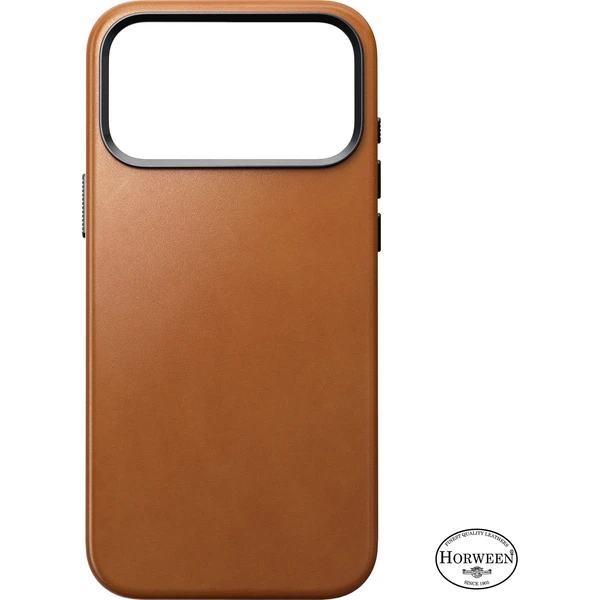Nomad Traditional Leather (Horween) MagSafe kožený kryt iPhone 18 Pro Max Saddle - Pouzdra - Obrázek d6ac410cbc4c4547aeefb9a21eae4a79