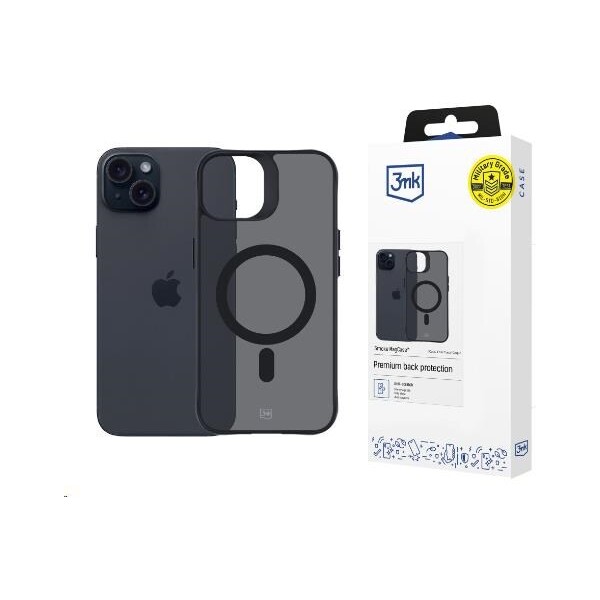 3mk Smoke MagCase kryt iPhone 15 Plus