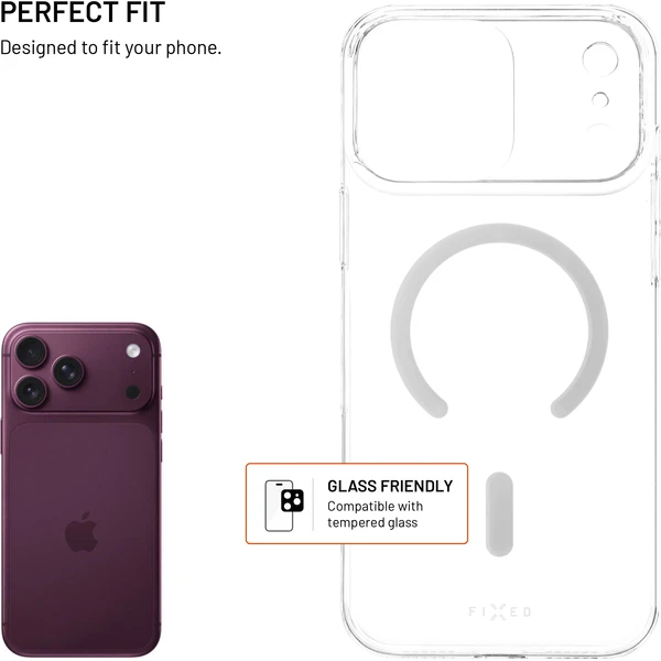 FIXED MagShell ultratenký kryt s MagSafe Apple iPhone 18 Pro Max čirý - Pouzdra - Obrázek d6afacf67b35491f909ca475313cd0a8