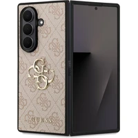Guess PU 4G Metal Logo kryt Samsung Galaxy Z Fold 7 růžový - Pouzdra