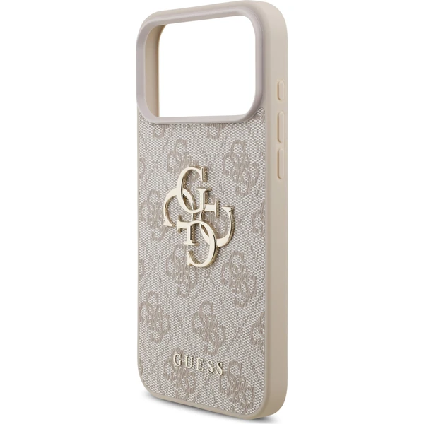 Guess PU 4G Metal Logo kryt iPhone 18 Pro Max růžový - Pouzdra - Obrázek d6fe5ed404d2401f90ac3a261295e0f0