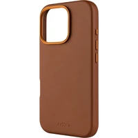 FIXED MagLeather kožený kryt s MagSafe Apple iPhone 16 Pro hnědý - Pouzdra