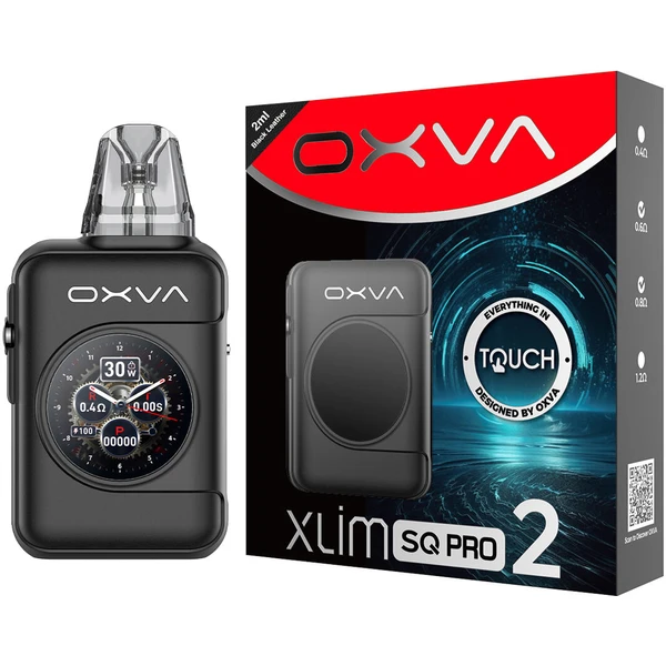 OXVA Xlim SQ Pro 2 Pod Kit Black Leather - Elektronické cigarety - Obrázek d7182a365bd34fcaafff1ba1a5c3179e