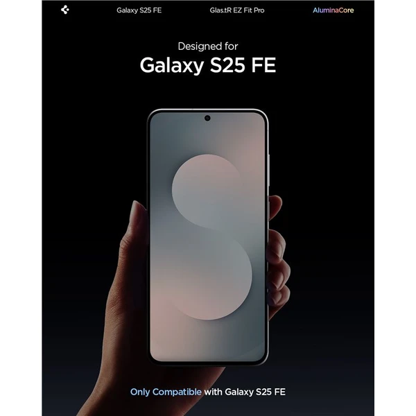 Spigen Glass tR EZ Fit Pro HD sklo Samsung Galaxy S25 FE čiré (1 ks) - Ochranné folie a skla - Obrázek d752b90befd74468ba8283c27dab5c07