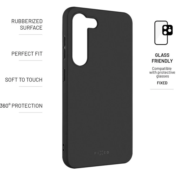 FIXED Story silikonový kryt Samsung Galaxy S23 černý - Pouzdra - Obrázek d796ce9c39274dd8a68e7fc24c90ff6d