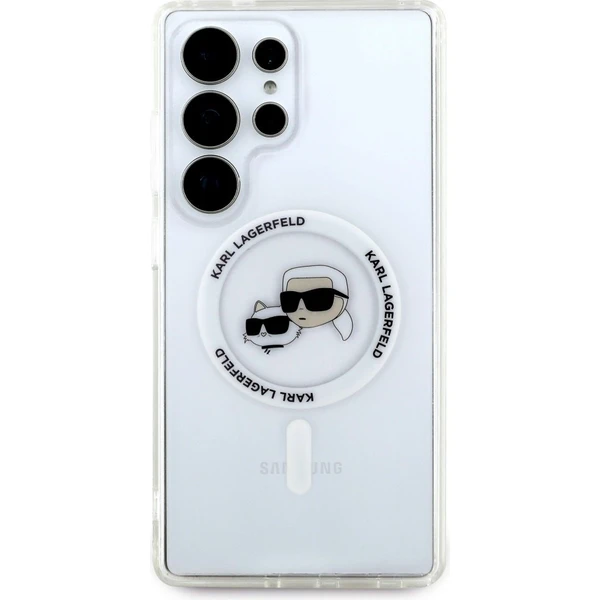Karl Lagerfeld IML K&CH Heads MagSafe kryt Samsung Galaxy S25 Ultra čirý - Pouzdra - Obrázek d798ad126f1342ddb017a7b658010bbd