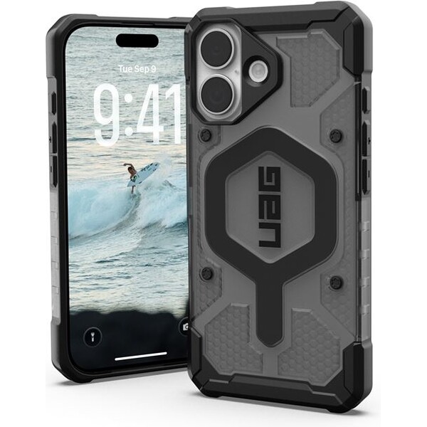 UAG Pathfinder Clear Magsafe kryt iPhone 17 kouřový/černý