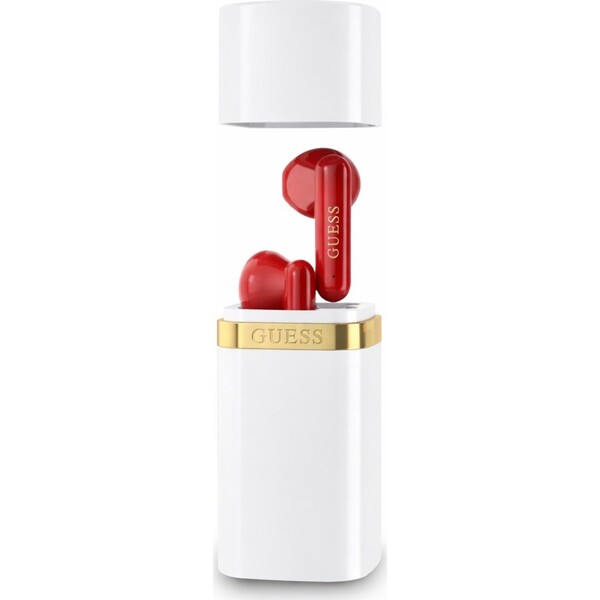 Guess Lipstick Shape TWS Bezdrátová sluchátka bílá
