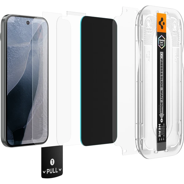Spigen Glass tR EZ Fit Pro (Privacy) sklo Google Pixel 11 Pro/10 Pro/9 Pro/9 (2 ks) - Ochranné folie a skla - Obrázek d7be21f450764bb8a00489d590553944