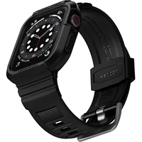 Spigen Rugged Armor Pro řemínek s pouzdrem Apple Watch 41/40mm černý - Řemínky